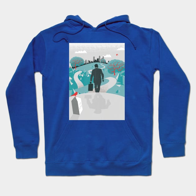 Caspian_business milestone Hoodie by Neil Webb | Illustrator